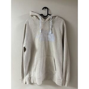 The North Face Men's Medium Cream Off-White Pullover Hoodie Sweatshirt